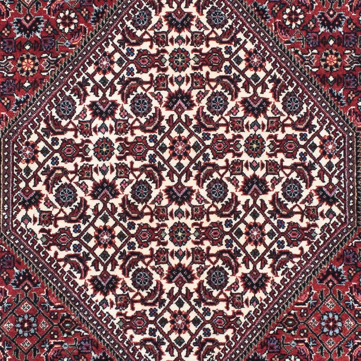 Biegacz Dywan perski - Bijar - 231 x 74 cm - beżowy