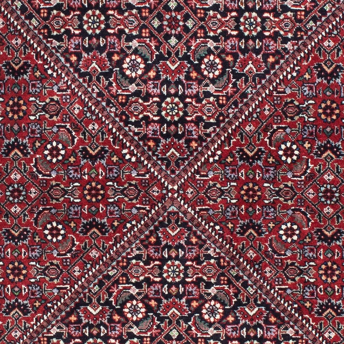 Biegacz Dywan perski - Bijar - 223 x 73 cm - czerwony