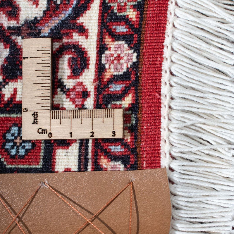 Biegacz Dywan perski - Bijar - 223 x 73 cm - czerwony