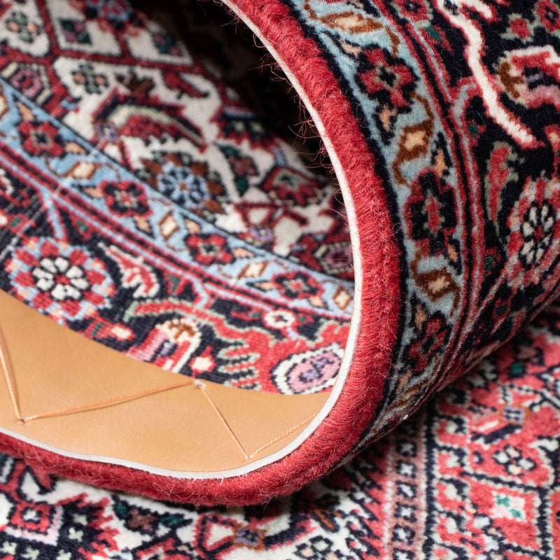 Biegacz Dywan perski - Bijar - 208 x 75 cm - jasna czerwień