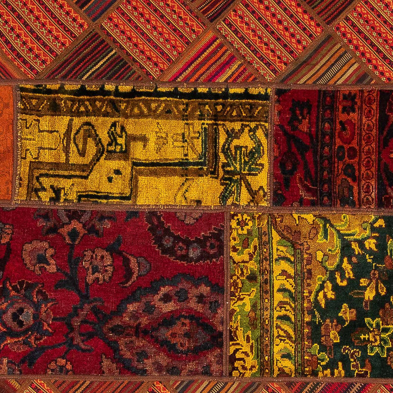 Dywan patchworkowy - 234 x 169 cm - wielokolorowy