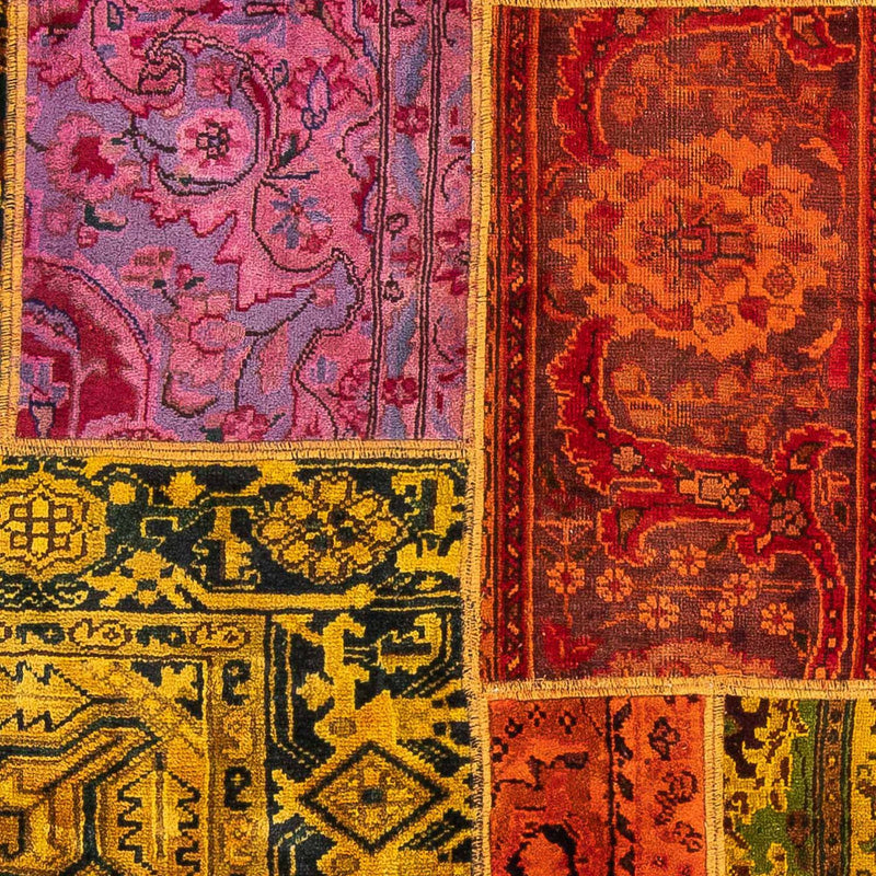 Dywan patchworkowy - 198 x 137 cm - wielokolorowy