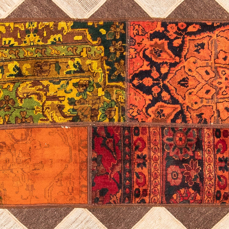 Dywan patchworkowy - 229 x 163 cm - wielokolorowy