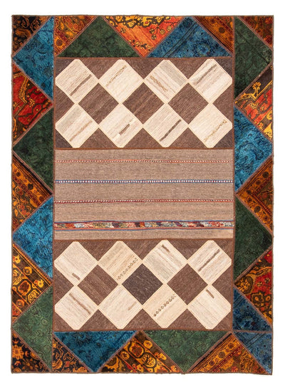 Dywan patchworkowy 164x224cm - Perserteppich Wollteppich