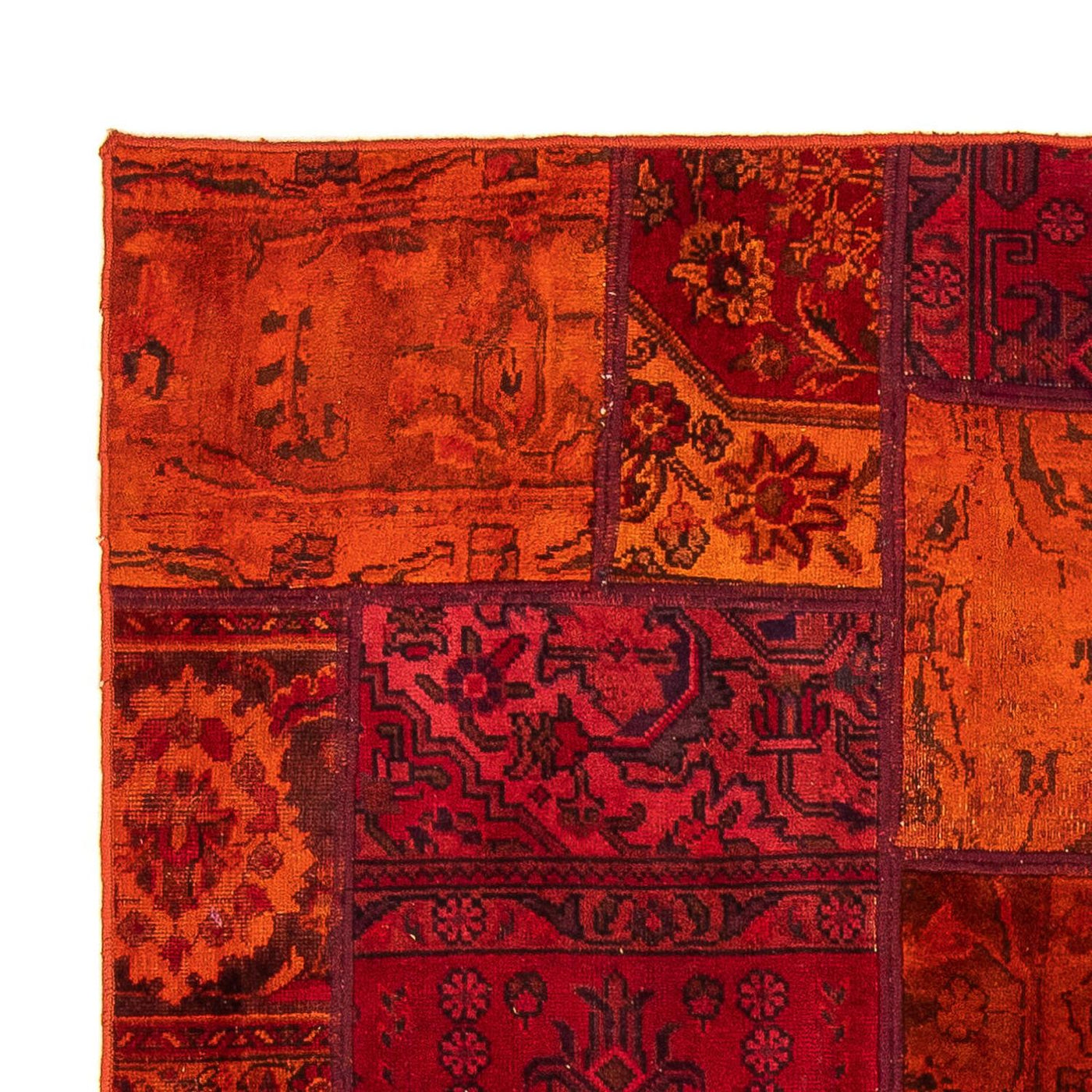 Dywan patchworkowy 194x140cm - Perserteppich Wollteppich