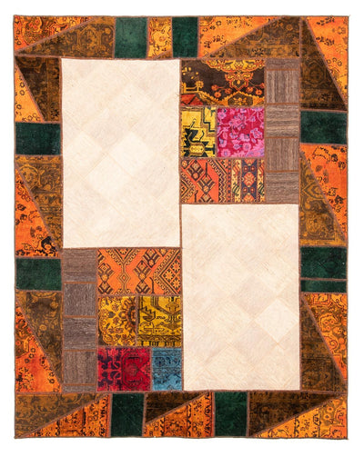 Dywan patchworkowy 194x249cm - Perserteppich Wollteppich