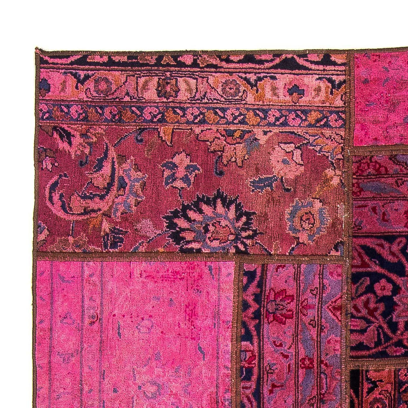 Dywan patchworkowy 197x138cm - Perserteppich Wollteppich