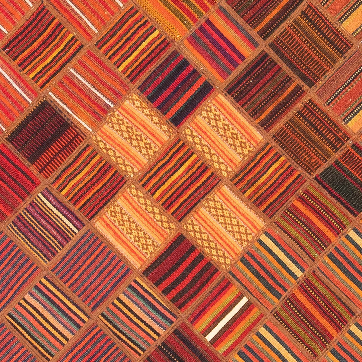 Dywan patchworkowy - 234 x 176 cm - wielokolorowy