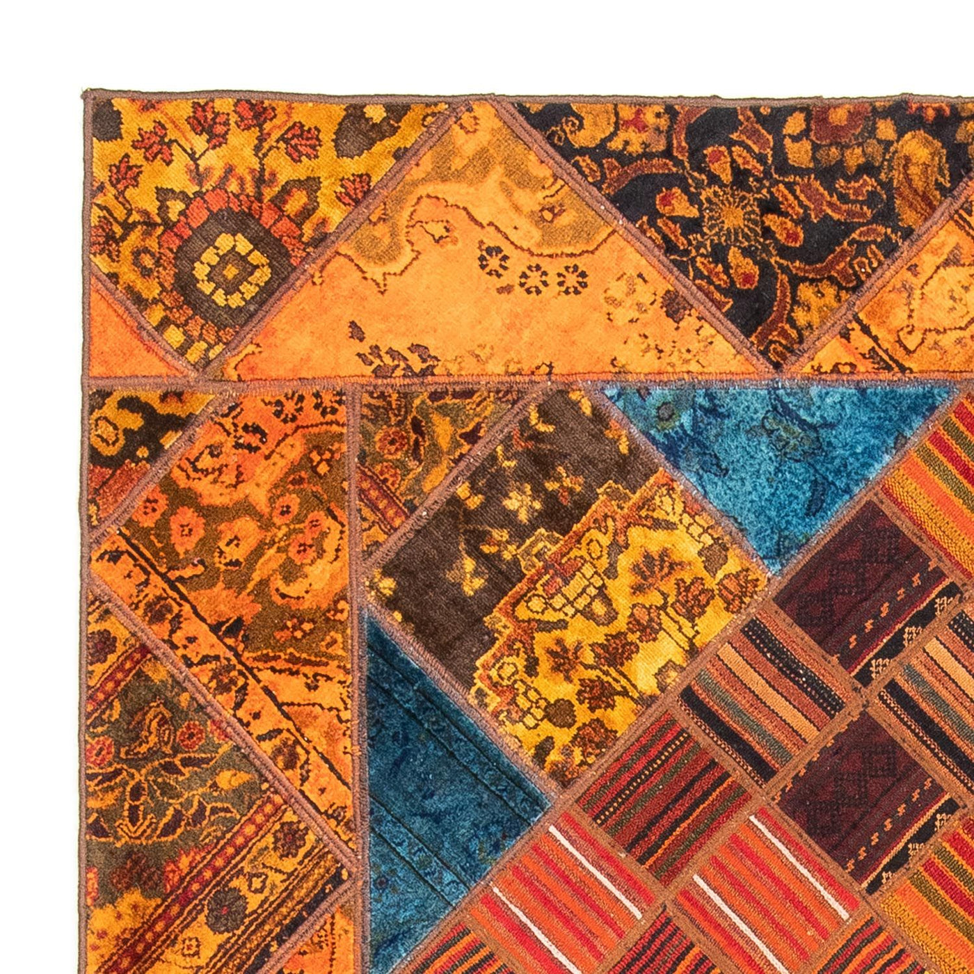Dywan patchworkowy 234x176cm - Perserteppich Wollteppich