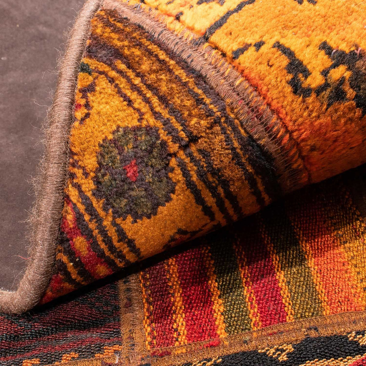 Dywan patchworkowy - 234 x 176 cm - wielokolorowy