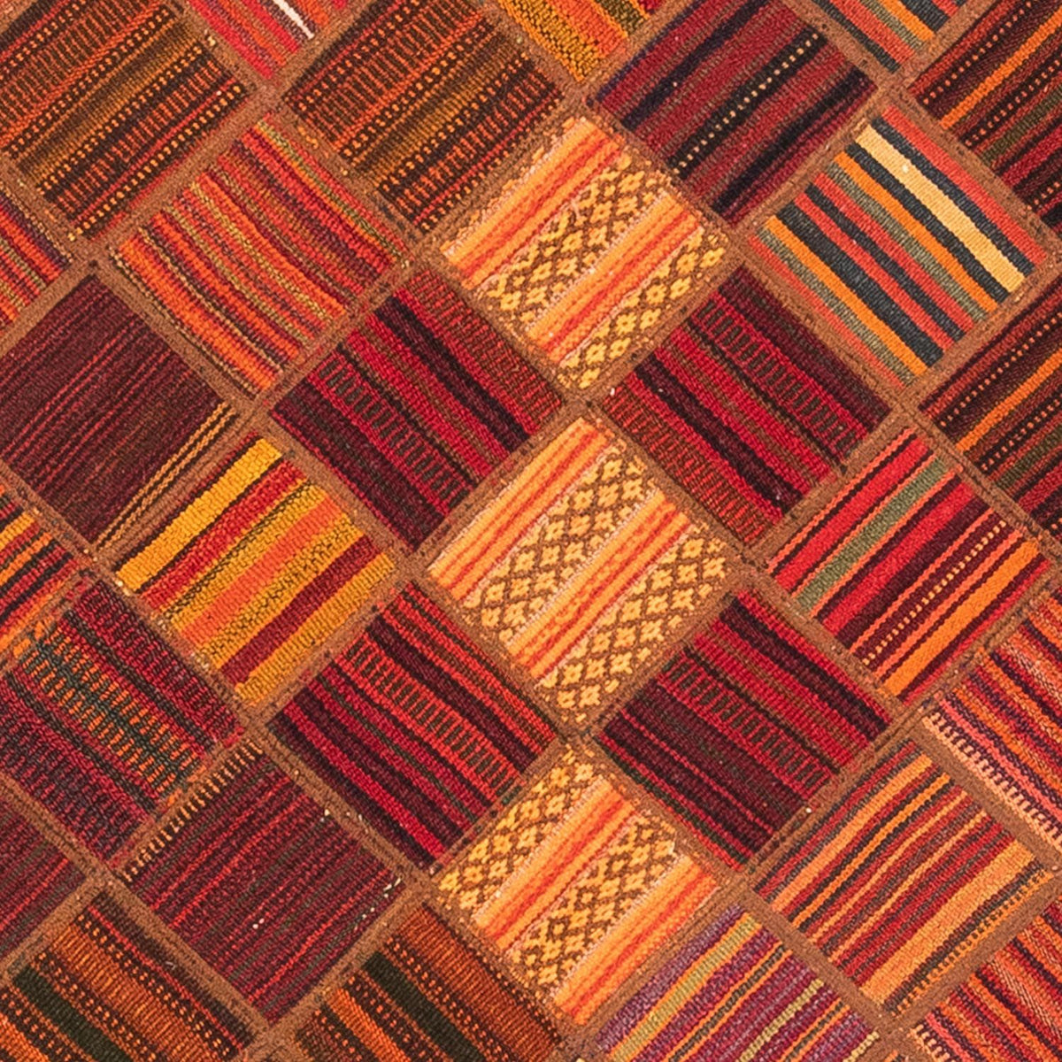 Dywan patchworkowy - 225 x 164 cm - wielokolorowy