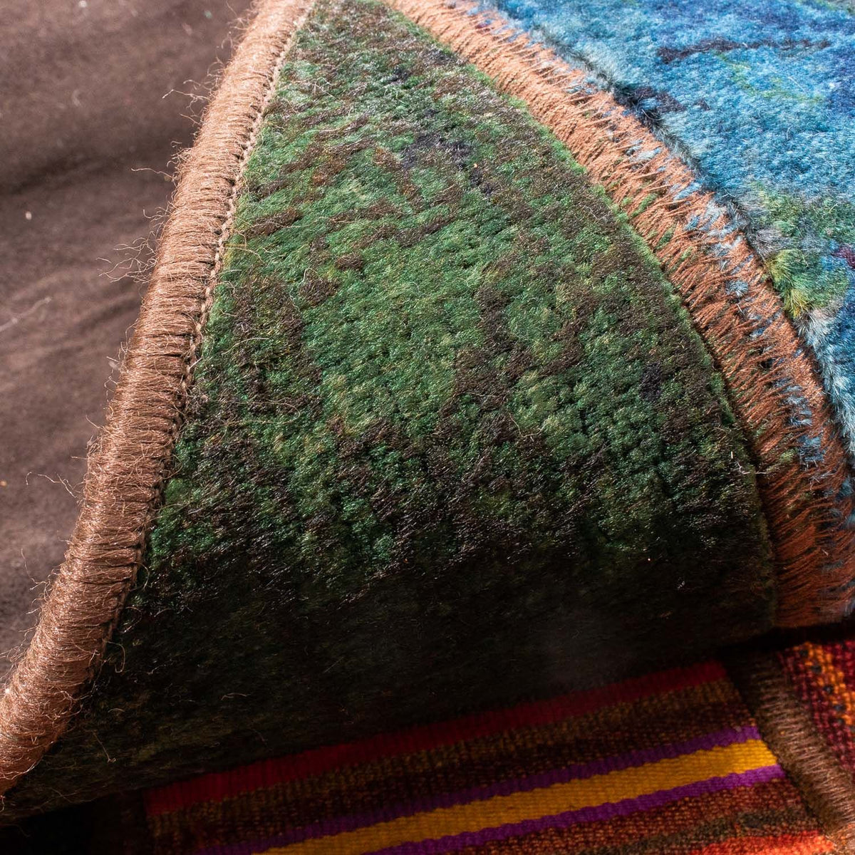 Dywan patchworkowy - 225 x 164 cm - wielokolorowy