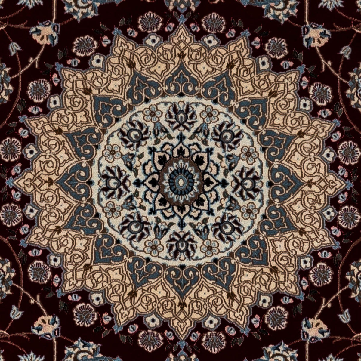 Dywan perski - Nain - Królewski - 352 x 251 cm - czarny