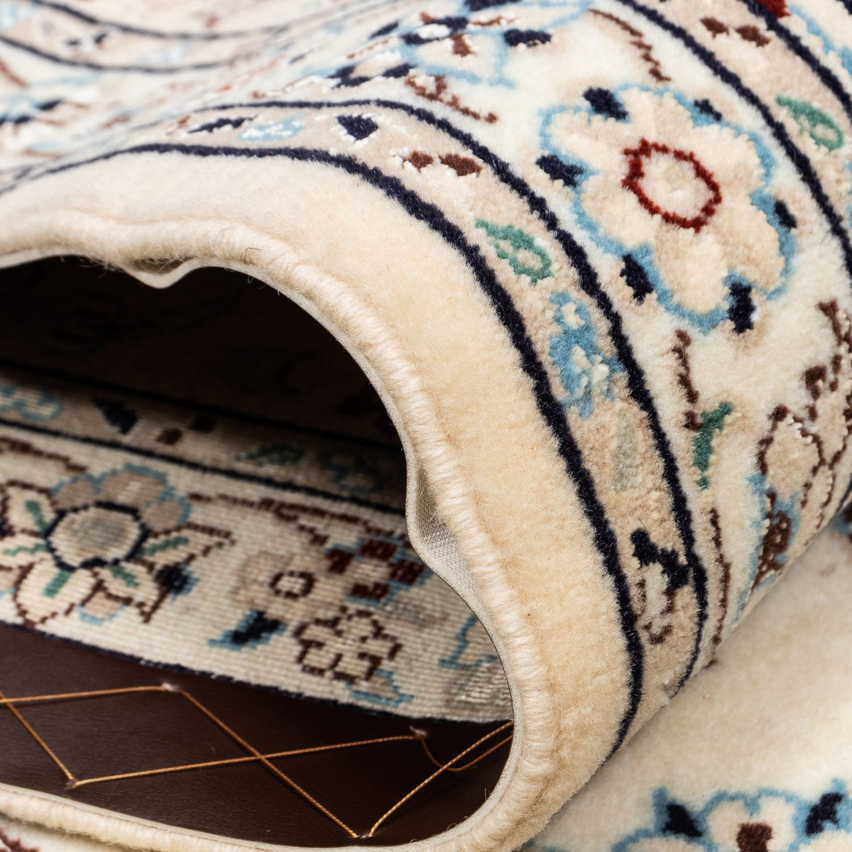 Dywan perski - Nain - Królewski - 350 x 247 cm - beżowy