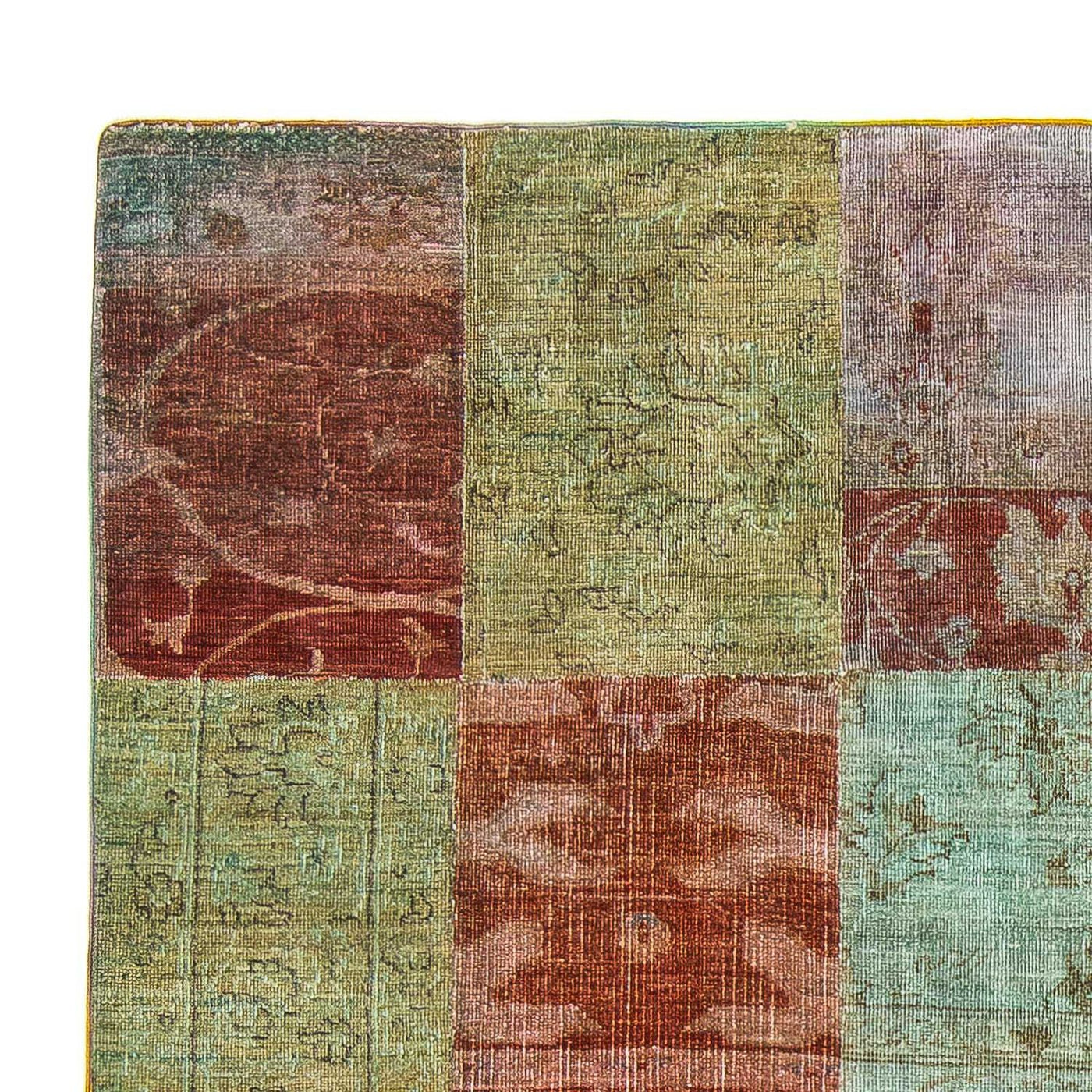 Dywan patchworkowy 223x150cm - Dywan wełniany