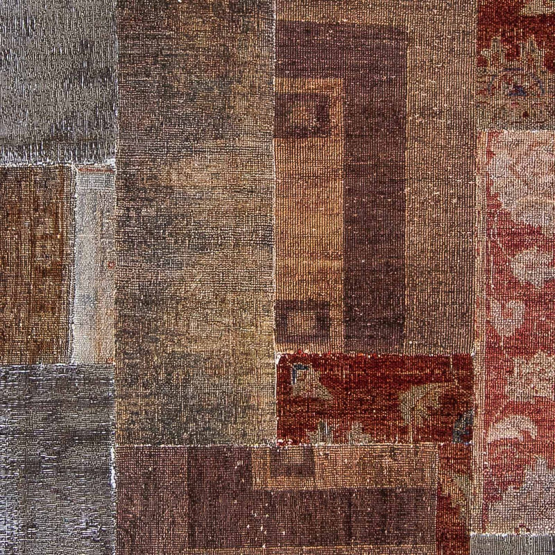 Dywan patchworkowy - 194 x 146 cm - wielokolorowy