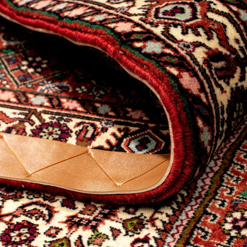 Biegacz Dywan perski - Bijar - 273 x 87 cm - ciemna czerwień