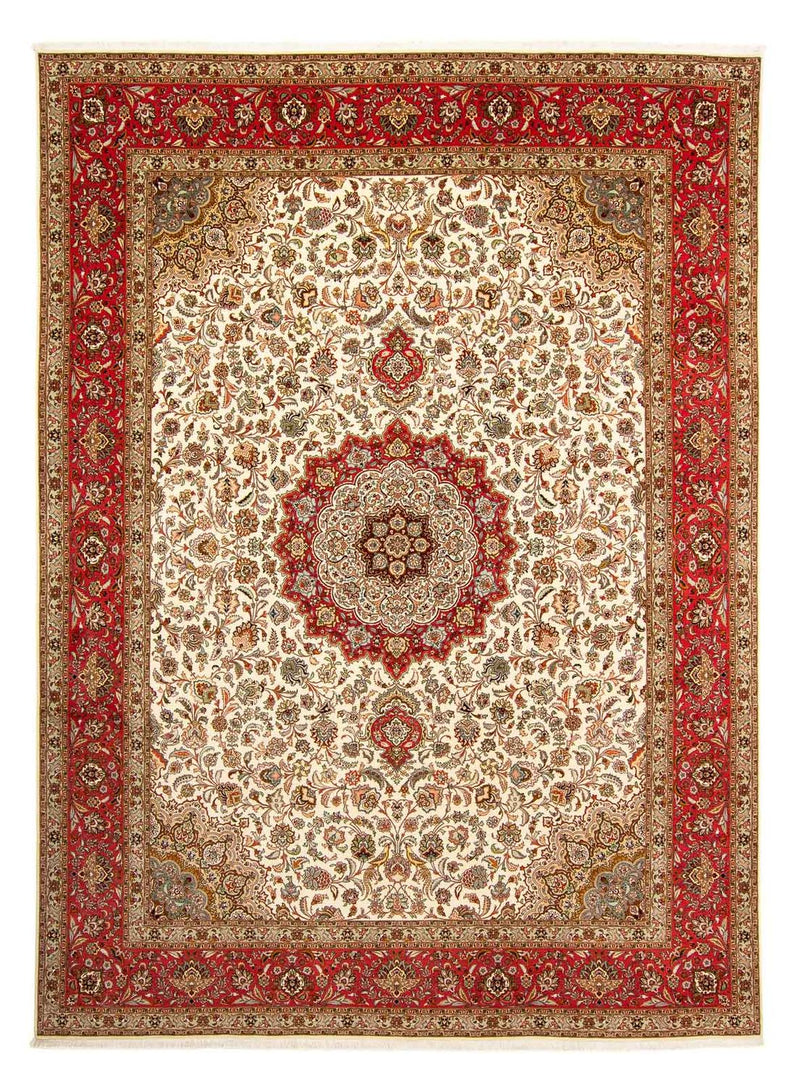 Dywan perski - Tabriz - Królewski - 406 x 300 cm - czerwony