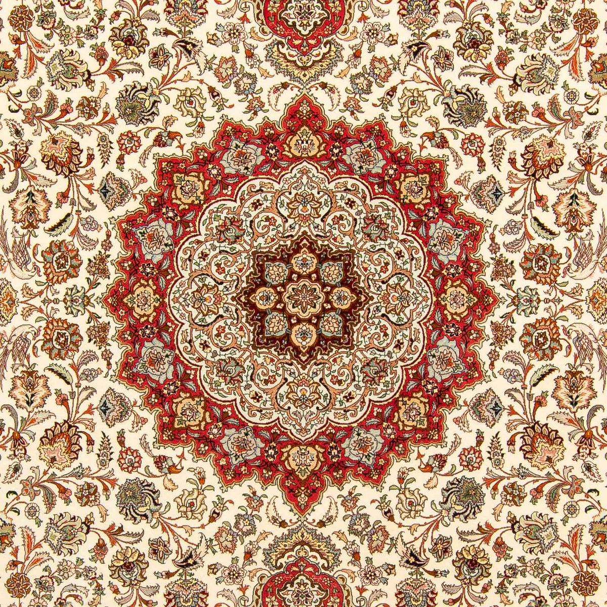 Dywan perski - Tabriz - Królewski - 406 x 300 cm - czerwony