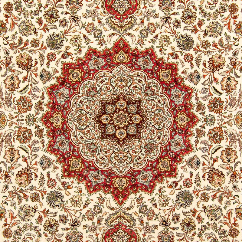 Dywan perski - Tabriz - Królewski - 406 x 300 cm - czerwony