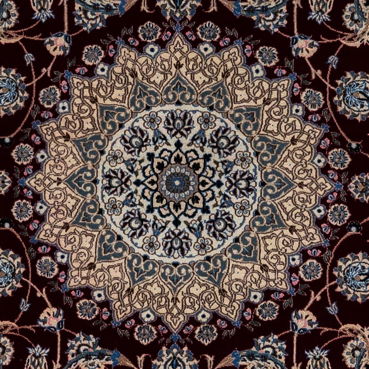 Dywan perski - Nain - Królewski - 348 x 248 cm - czarny