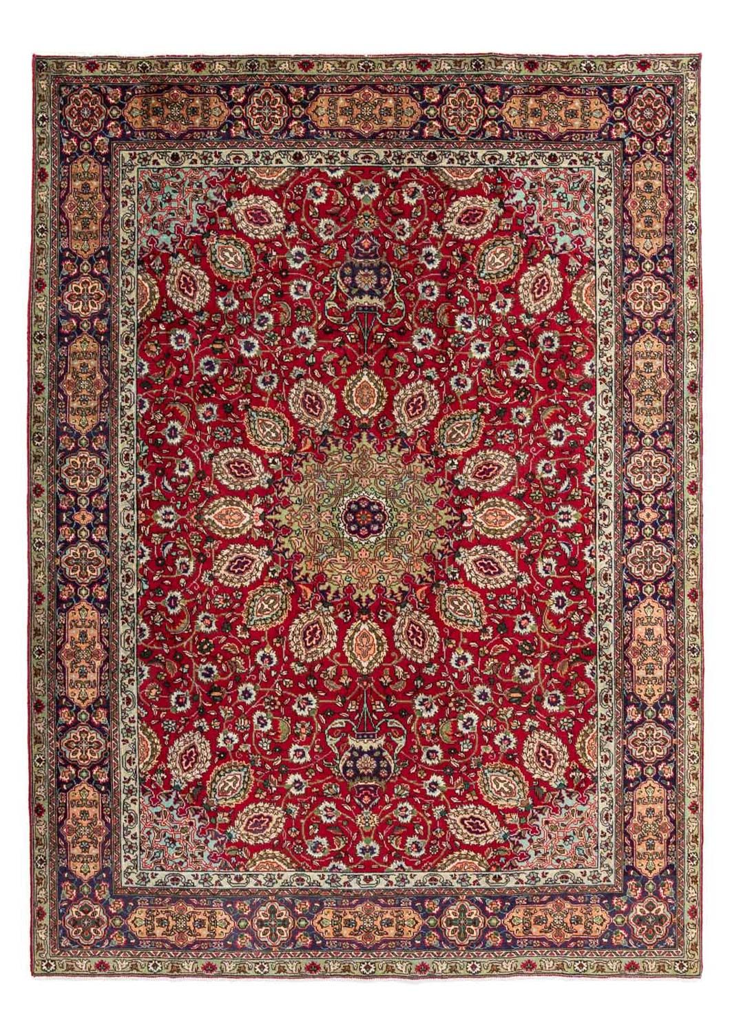 Dywan perski - Tabriz - 295 x 210 cm - czerwony
