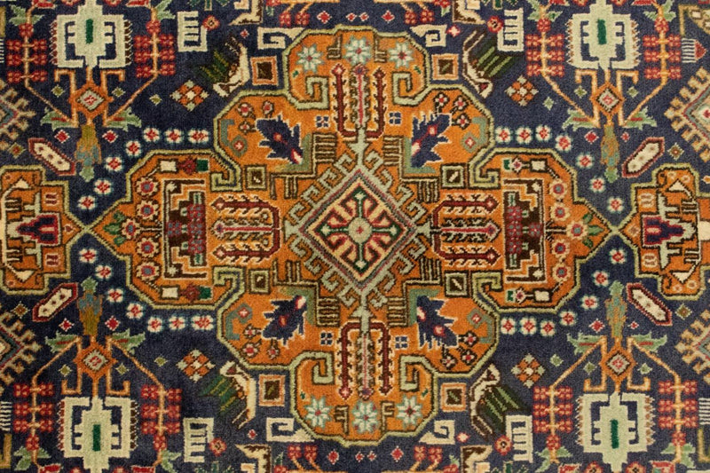 Dywan perski - Tabriz - Królewski - 150 x 101 cm - ciemnoniebieski