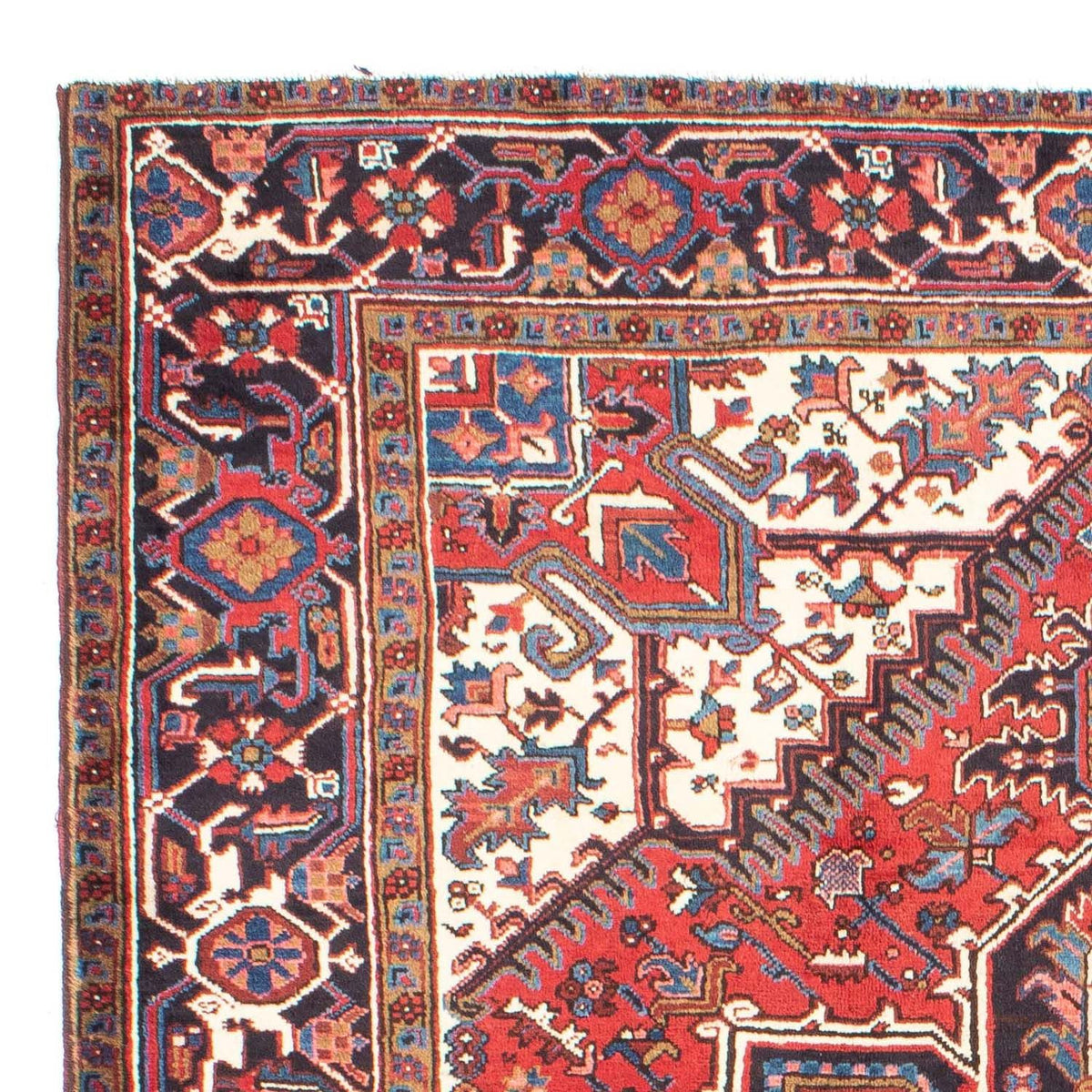 Perski dywan - Nomadyczny - 262 x 203 cm - czerwony