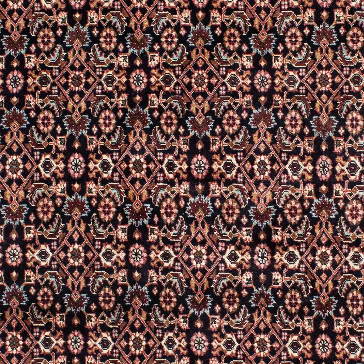 Dywan perski - Bijar - 225 x 140 cm - ciemnoniebieski