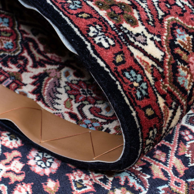 Dywan perski - Bijar - 225 x 140 cm - ciemnoniebieski