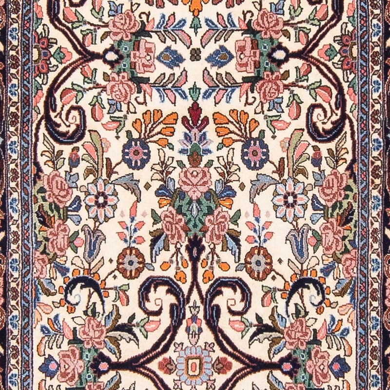 Biegacz Dywan perski - Bijar - 400 x 91 cm - beżowy