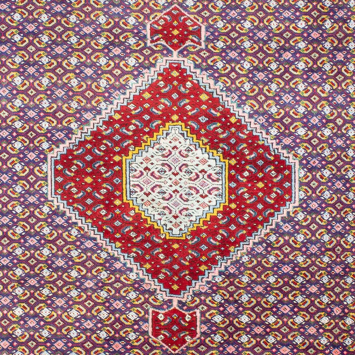 Perski dywan - Nomadyczny - 297 x 203 cm - czerwony