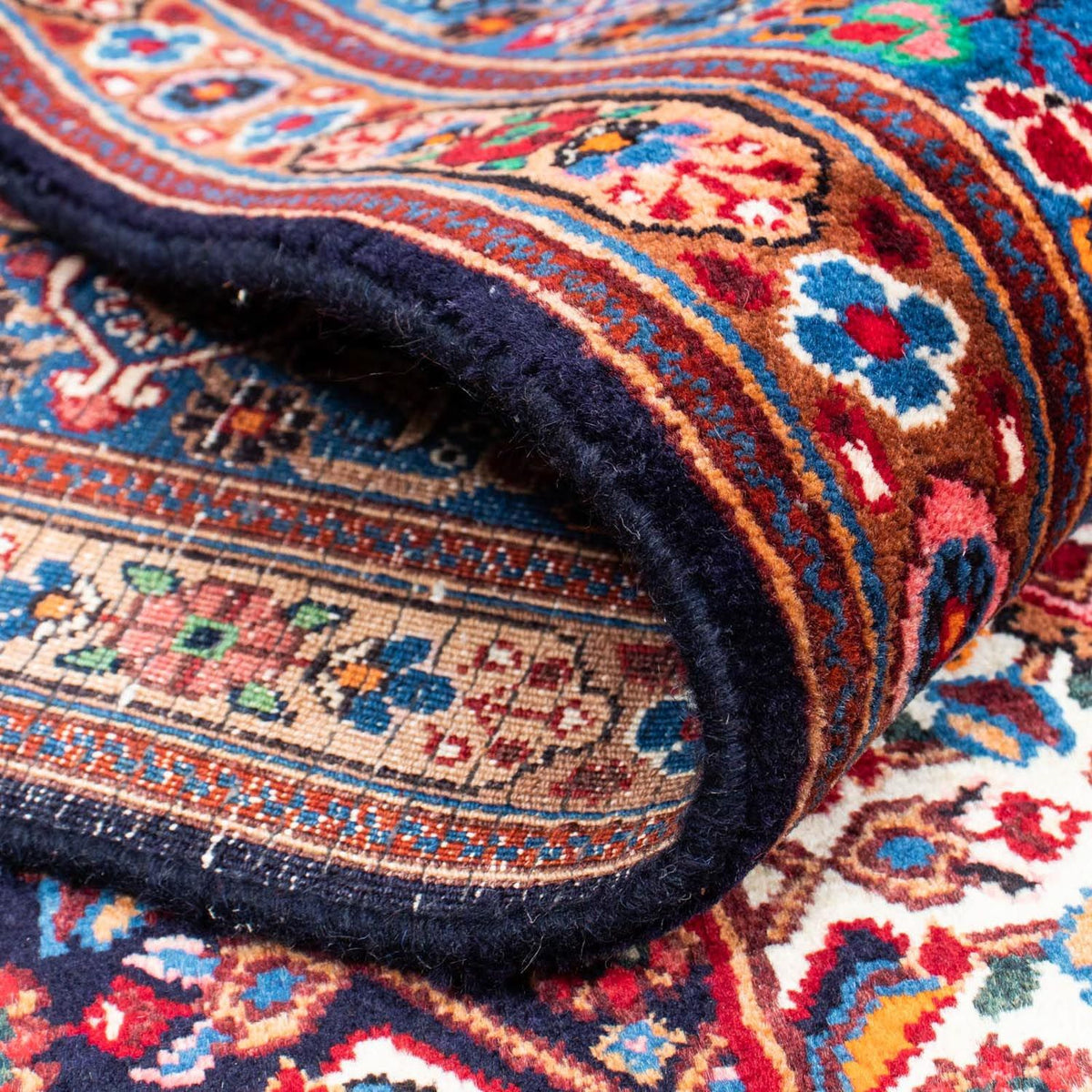 Perski dywan - Nomadyczny - 310 x 218 cm - ciemnoniebieski