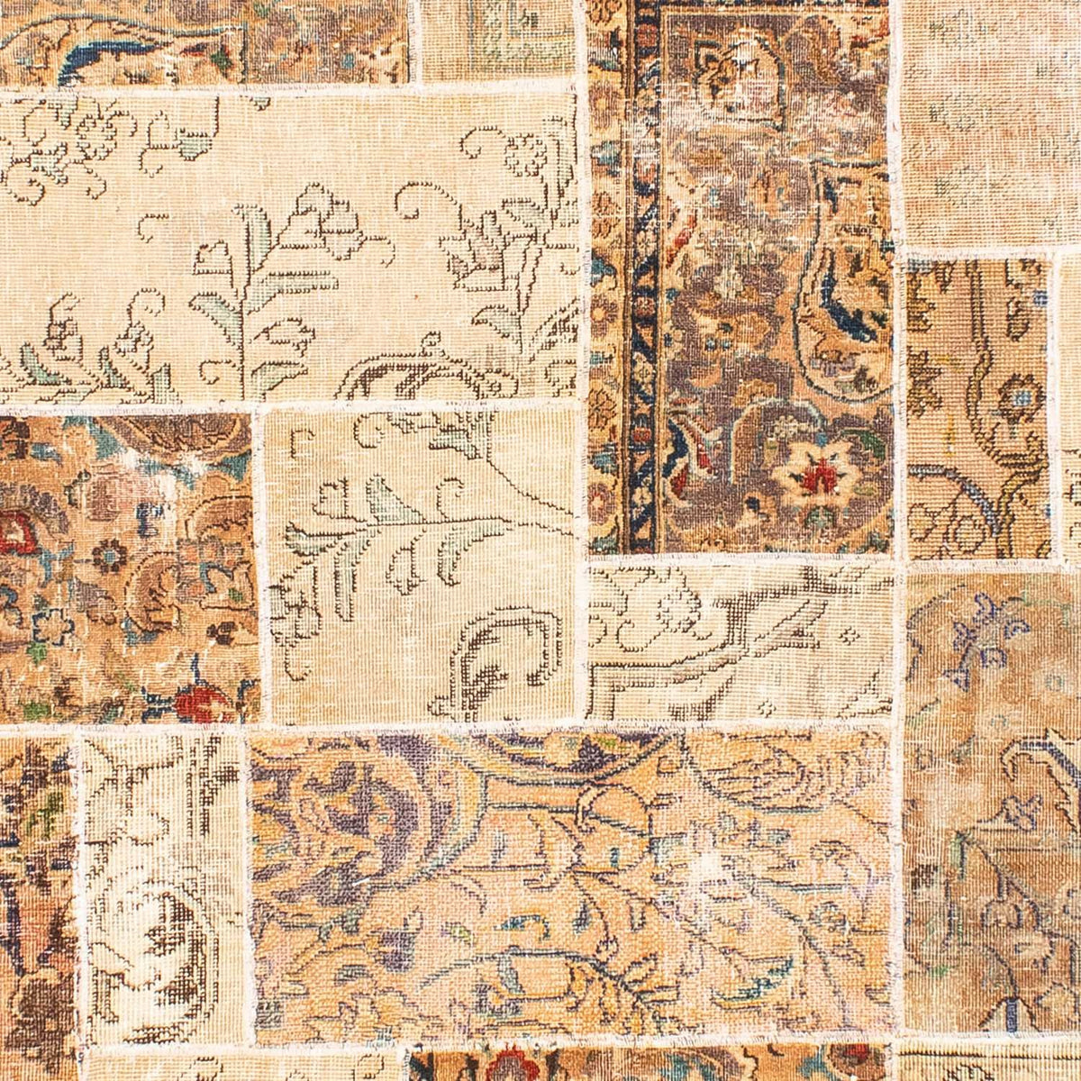 Dywan patchworkowy - 305 x 241 cm - wielokolorowy