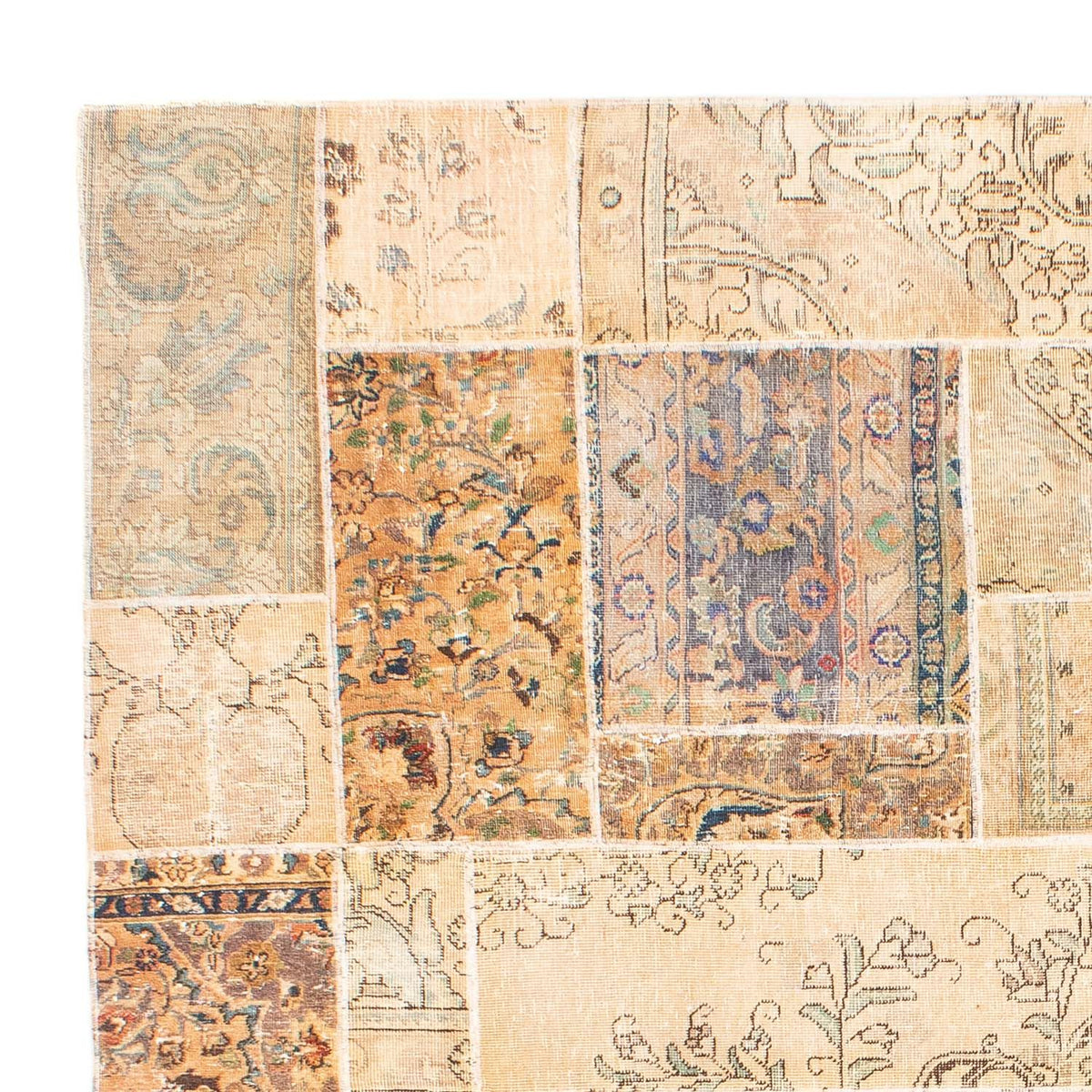 Dywan patchworkowy - 305 x 241 cm - wielokolorowy