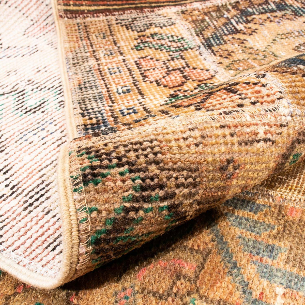 Dywan patchworkowy - 304 x 235 cm - wielokolorowy