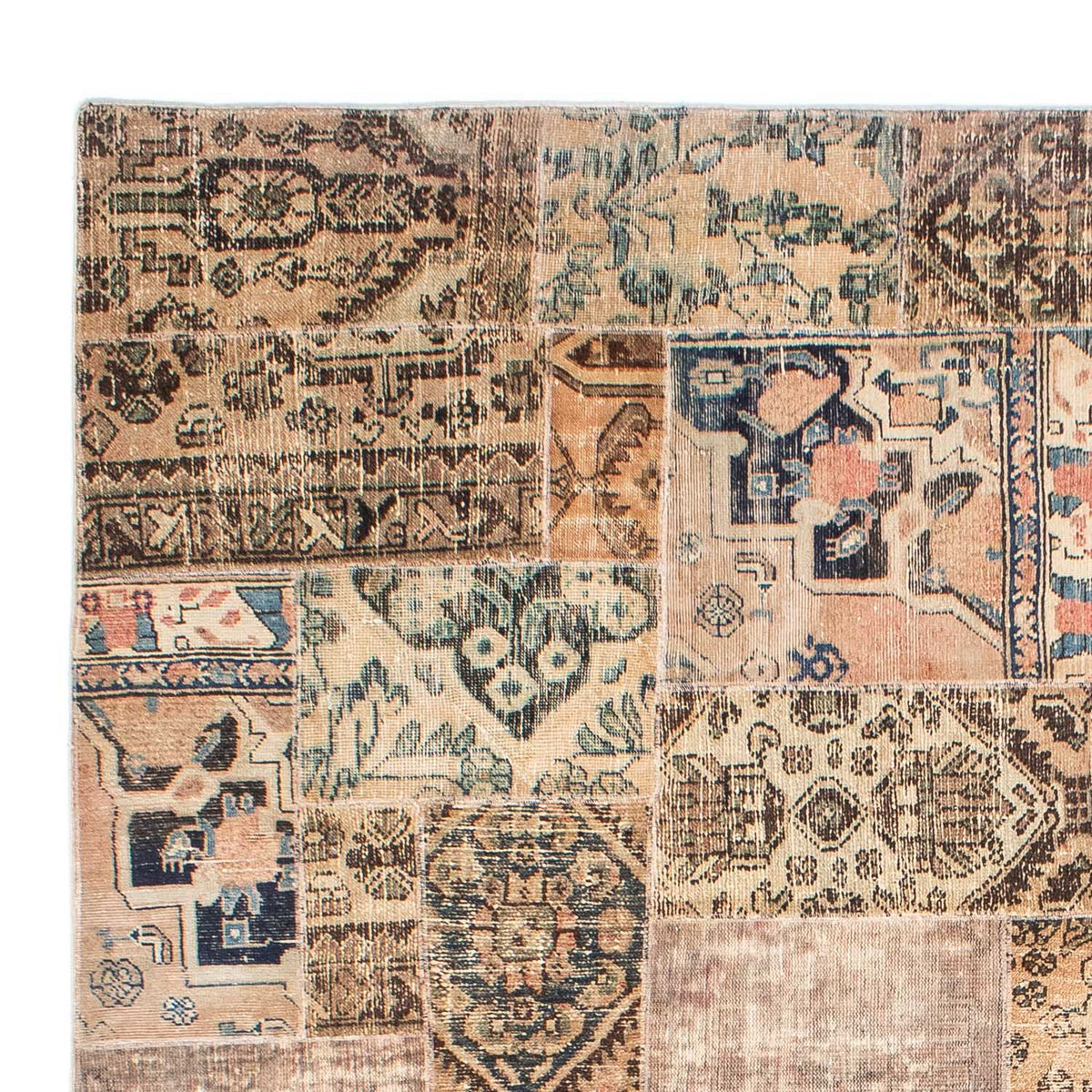 Dywan patchworkowy - 317 x 240 cm - wielokolorowy