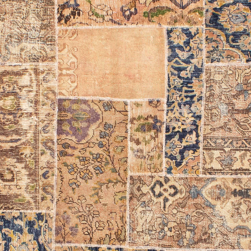 Dywan patchworkowy - 304 x 242 cm - wielokolorowy