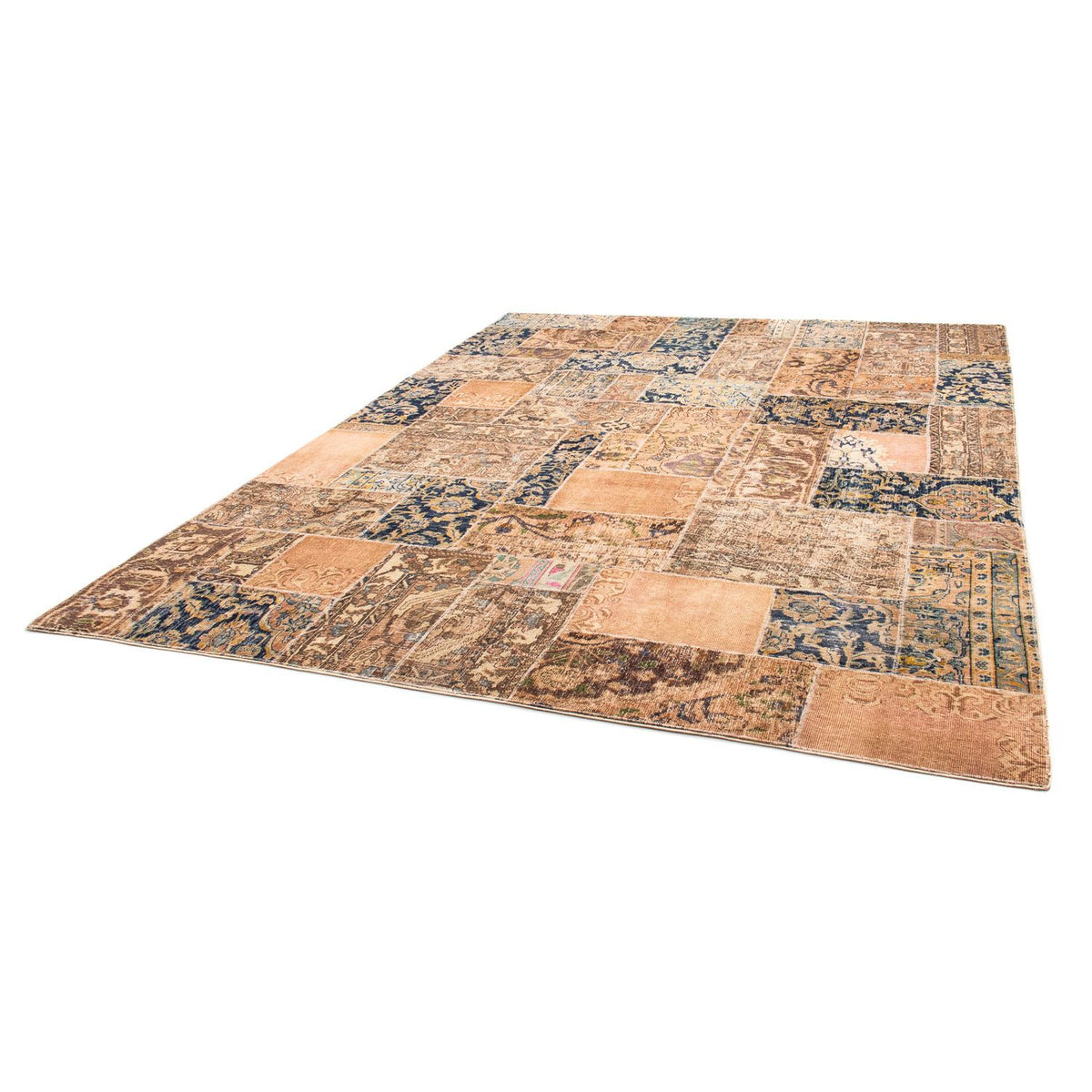 Dywan patchworkowy - 304 x 242 cm - wielokolorowy