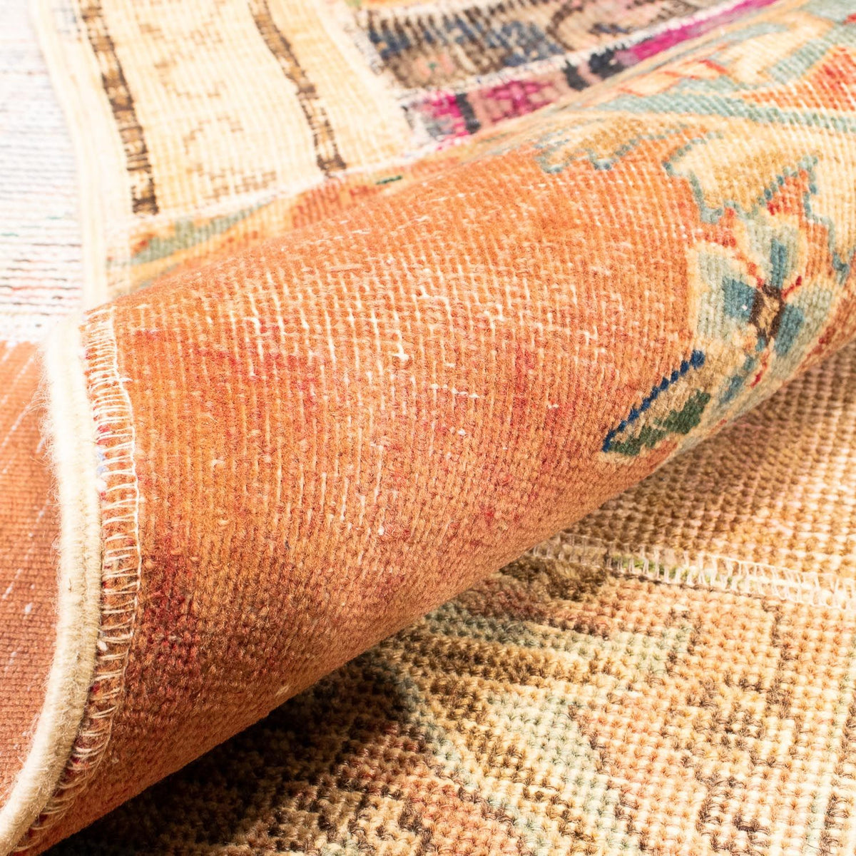 Dywan patchworkowy - 292 x 230 cm - wielokolorowy