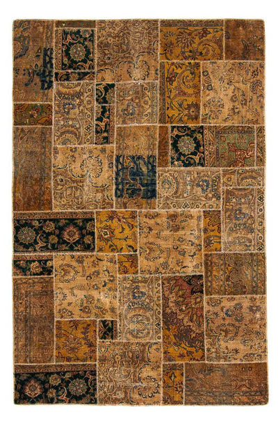 Dywan patchworkowy 182x275cm - Dywan wełniany