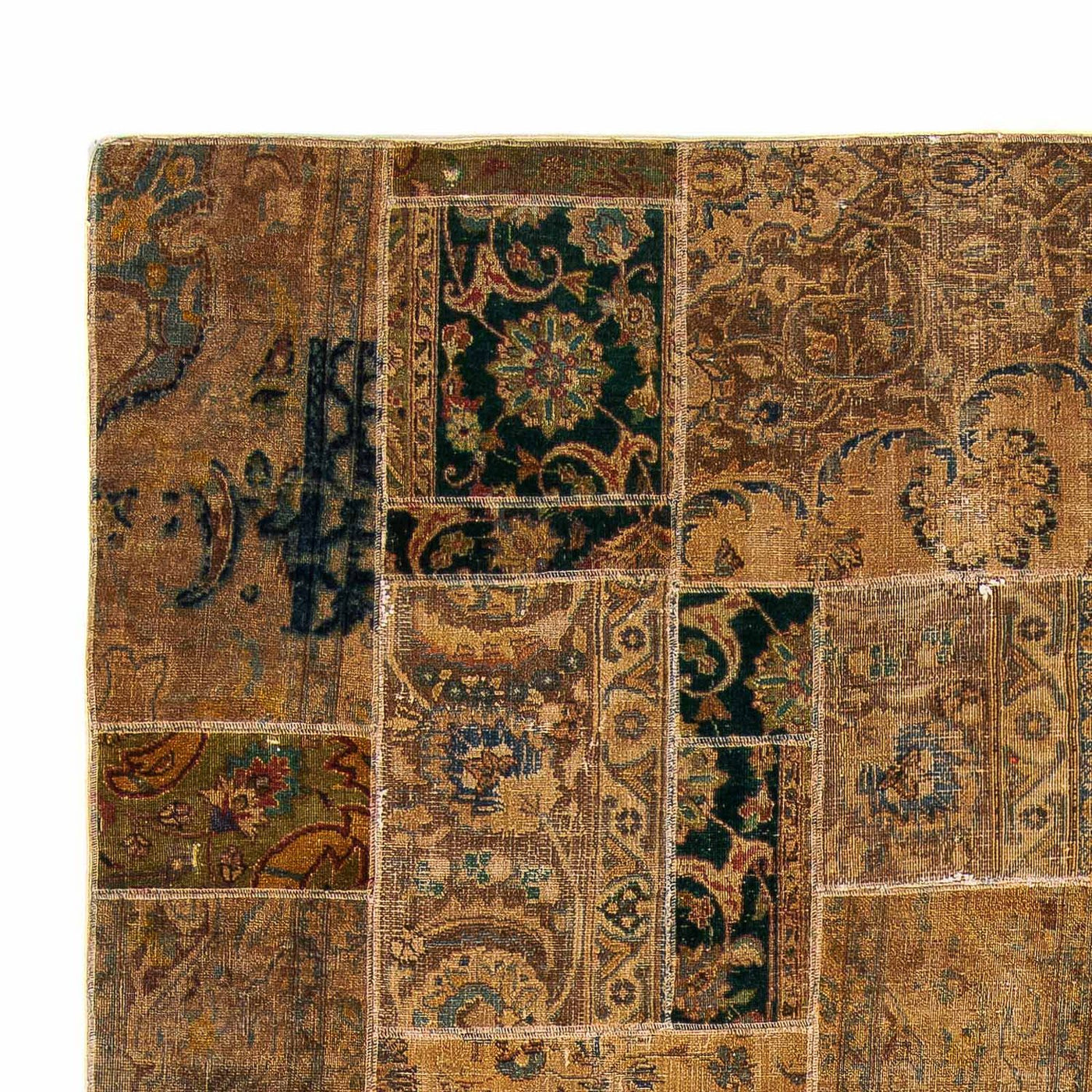 Dywan patchworkowy 275x182cm - Dywan wełniany