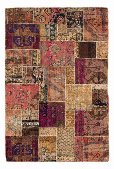 Dywan patchworkowy 181x272cm - Dywan wełniany