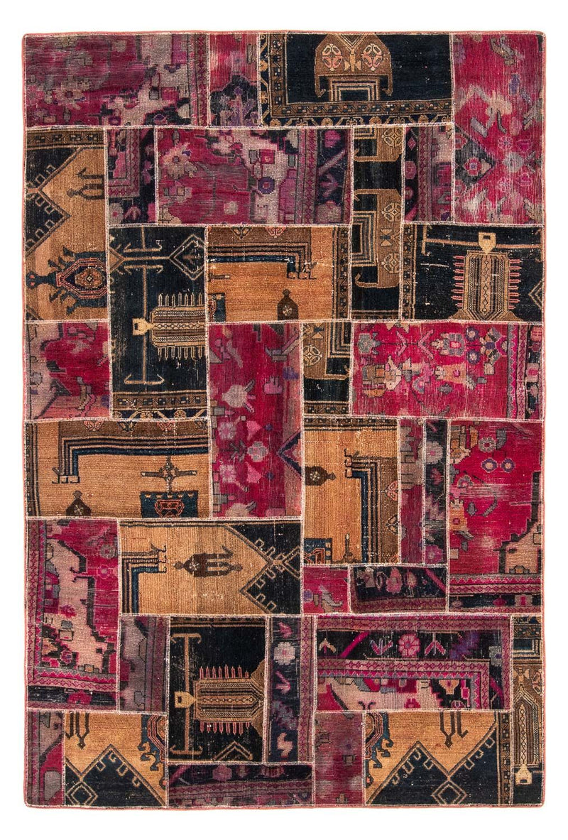 Dywan patchworkowy - 244 x 164 cm - wielokolorowy