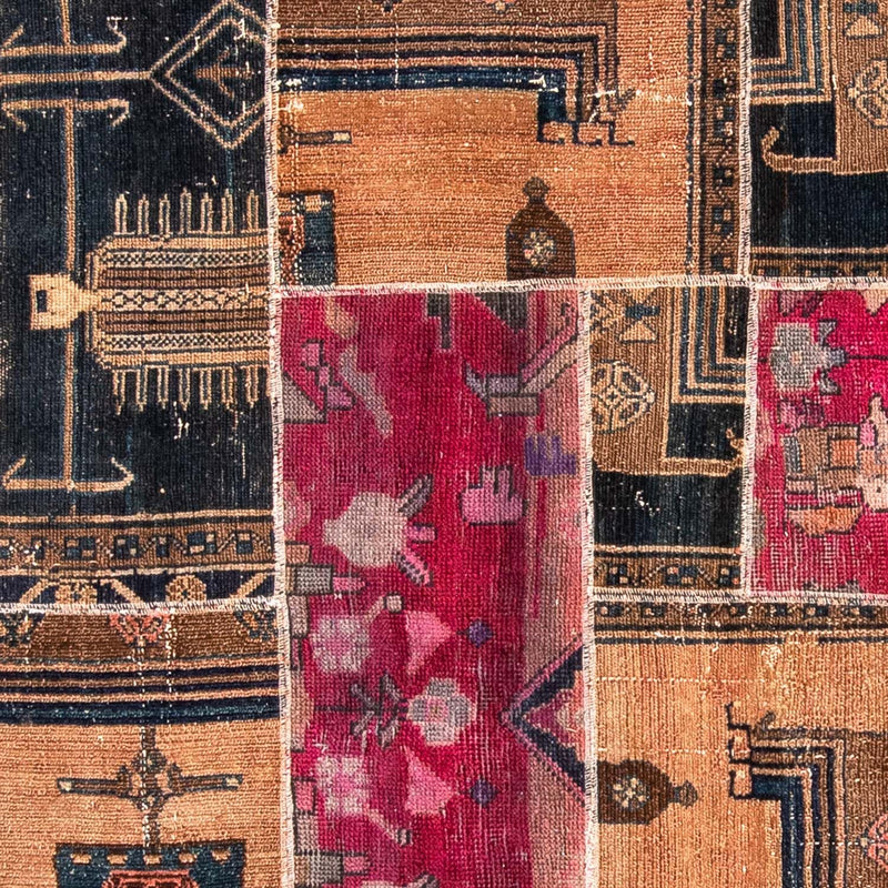 Dywan patchworkowy - 244 x 164 cm - wielokolorowy