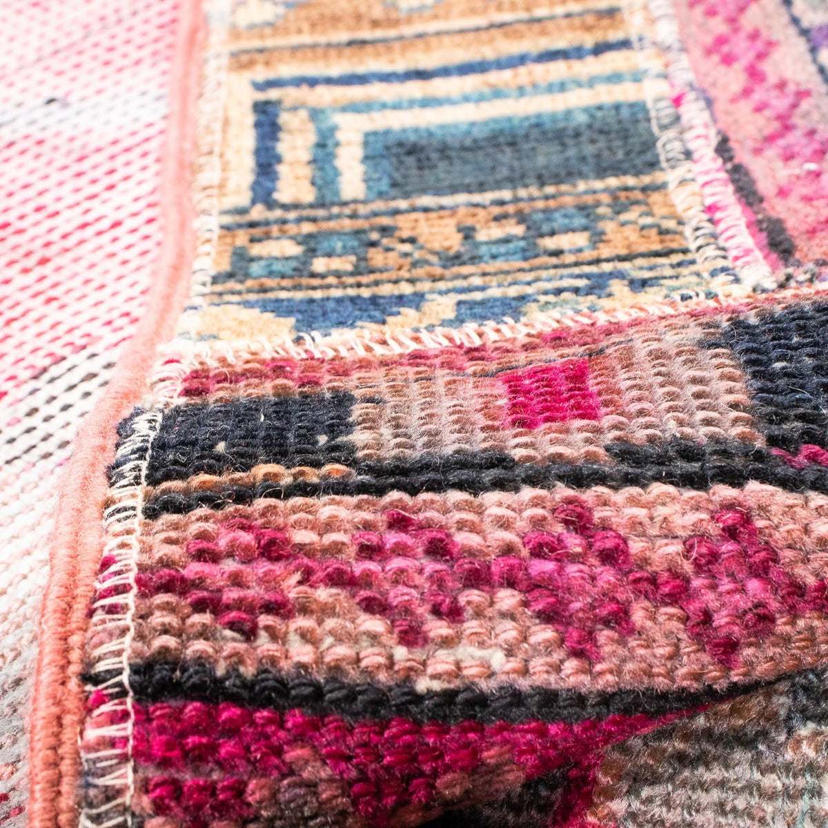 Dywan patchworkowy - 244 x 164 cm - wielokolorowy