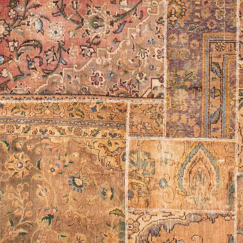 Dywan patchworkowy - 301 x 241 cm - wielokolorowy