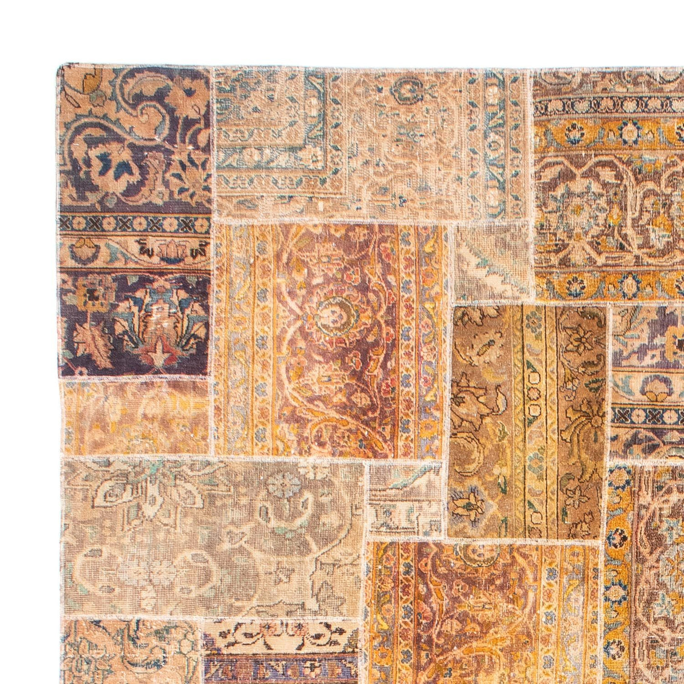 Dywan patchworkowy 301x241cm - Perserteppich Wollteppich