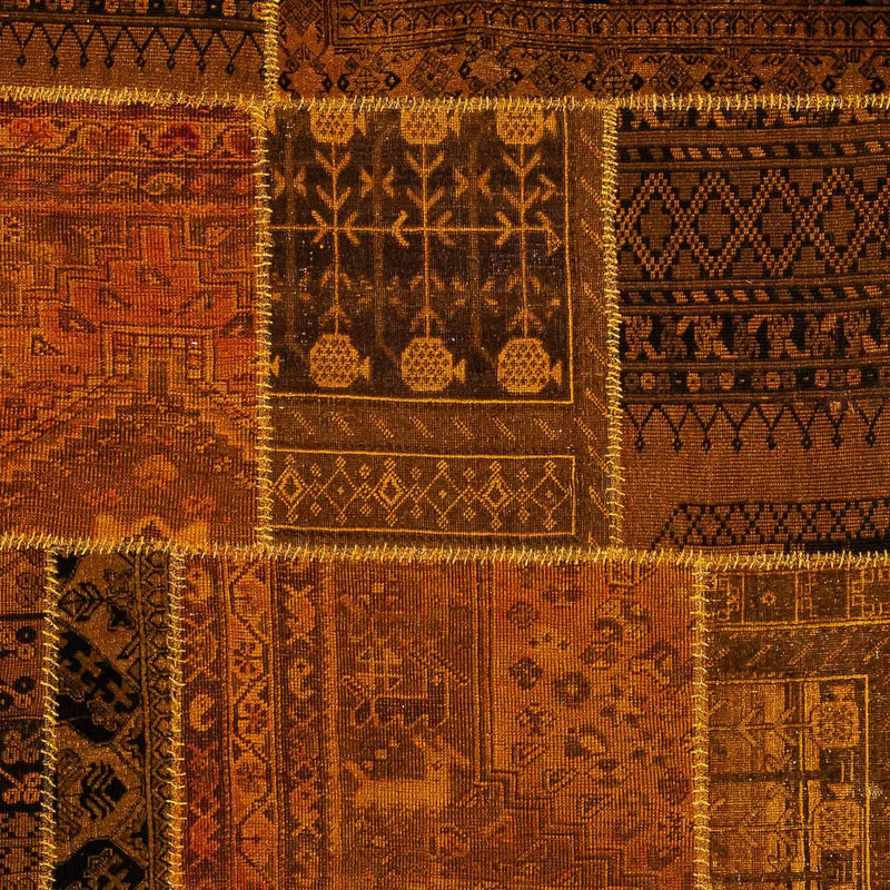 Dywan patchworkowy - 289 x 200 cm - wielokolorowy