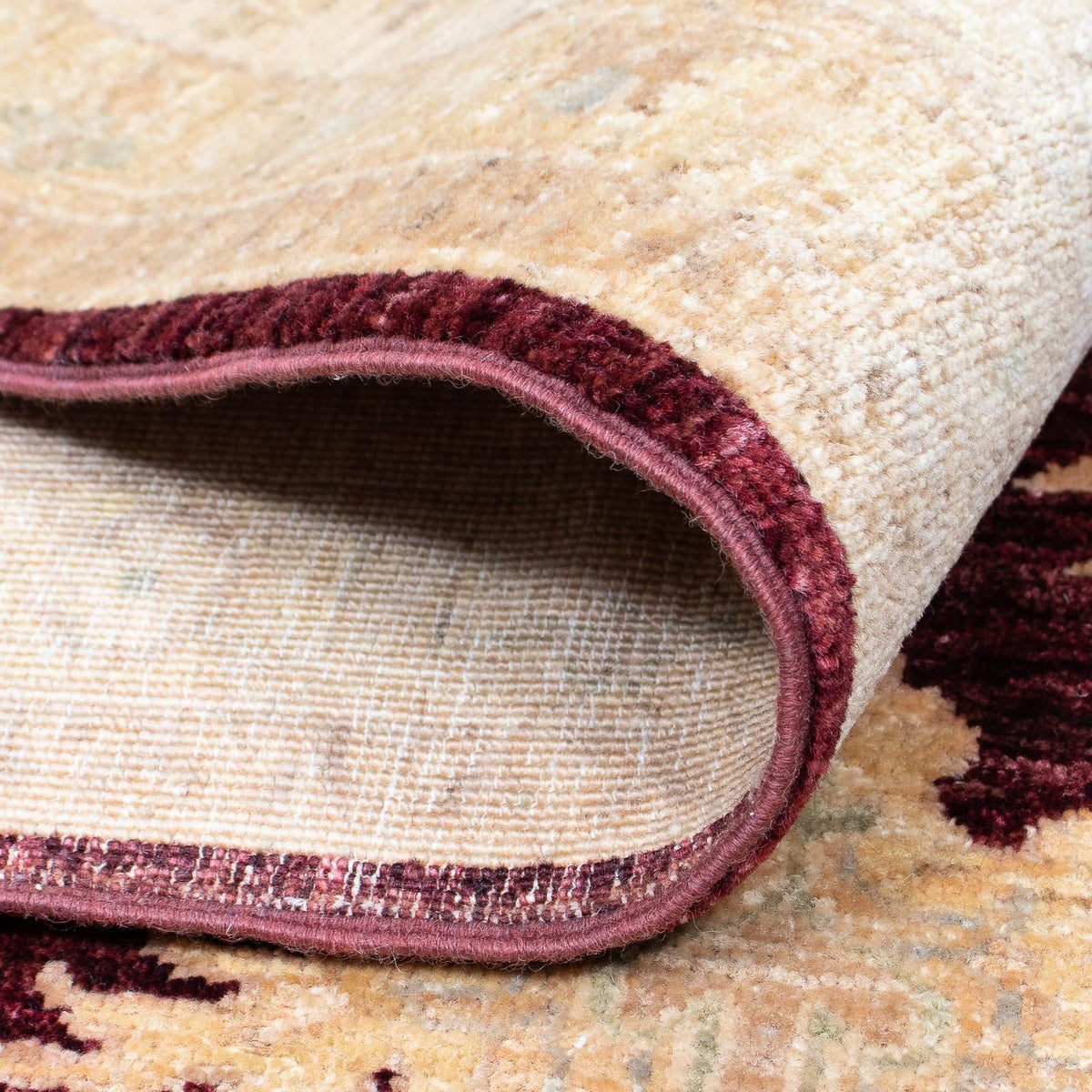 Dywan Zieglera - 345 x 249 cm - ciemna czerwień